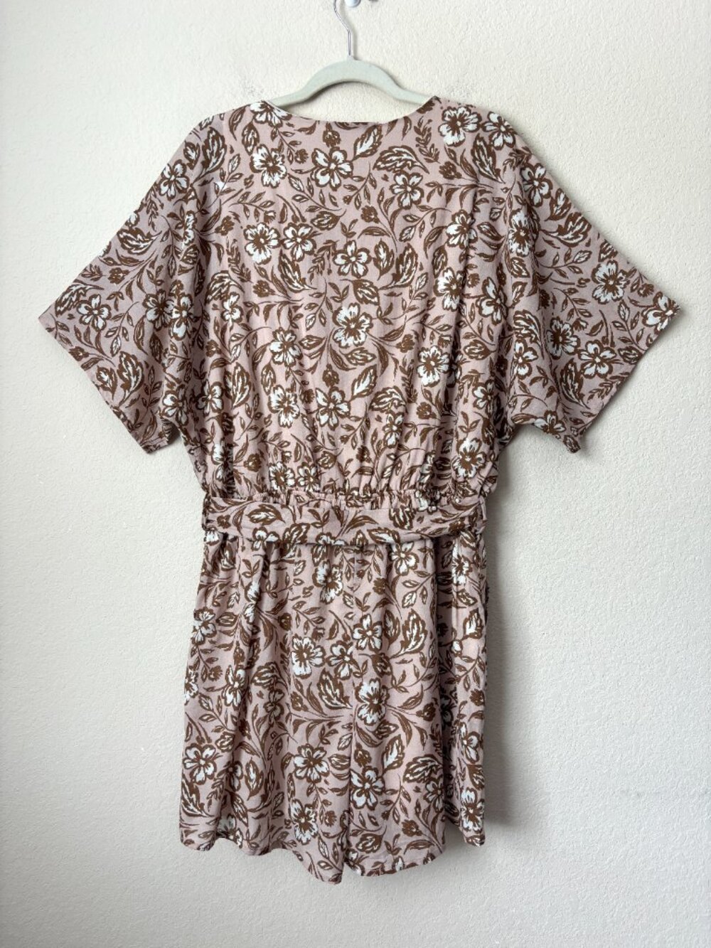 Baltic Born 2X Boho Floral Connor Flattering Tie Waist Romper - Picture 12 of 14